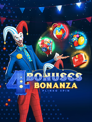 4 Bonuses Bonanza - Plinko Spin